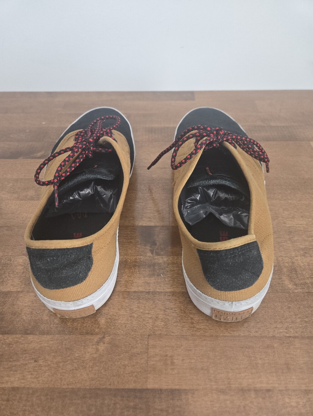 Converse Cons Zakim Low Sneakers Black Tan Canvas Lace Up Shoes Men’s 11.5 /W13 - Picture 4 of 6